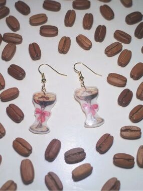 Handmade Espresso Martini Earrings